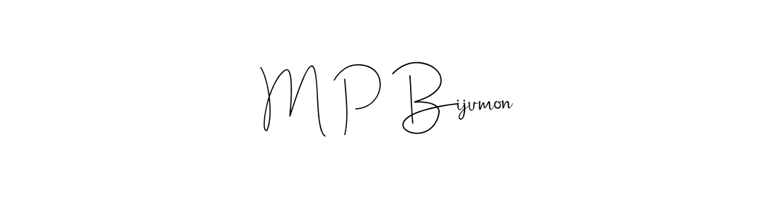 Best and Professional Signature Style for M P Bijumon. Andilay-7BmLP Best Signature Style Collection. M P Bijumon signature style 4 images and pictures png