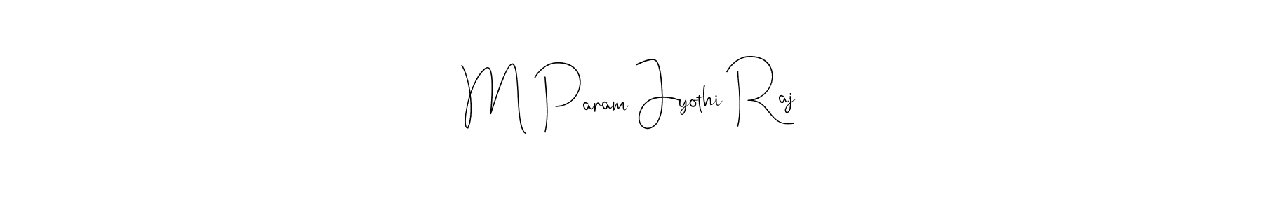 You can use this online signature creator to create a handwritten signature for the name M Param Jyothi Raj. This is the best online autograph maker. M Param Jyothi Raj signature style 4 images and pictures png