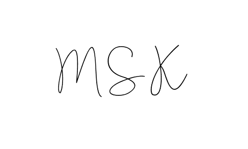 How to make M S K name signature. Use Andilay-7BmLP style for creating short signs online. This is the latest handwritten sign. M S K signature style 4 images and pictures png