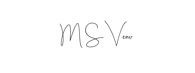 Use a signature maker to create a handwritten signature online. With this signature software, you can design (Andilay-7BmLP) your own signature for name M S Venu. M S Venu signature style 4 images and pictures png