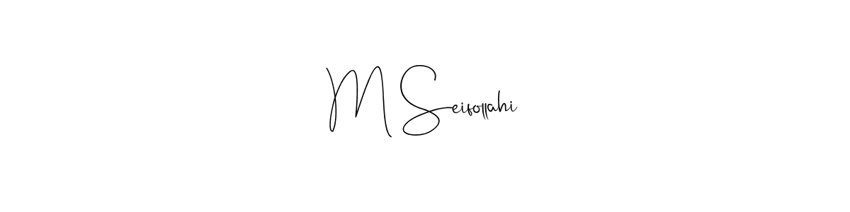 You can use this online signature creator to create a handwritten signature for the name M Seifollahi. This is the best online autograph maker. M Seifollahi signature style 4 images and pictures png