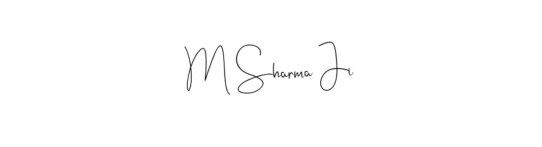Here are the top 10 professional signature styles for the name M Sharma Ji. These are the best autograph styles you can use for your name. M Sharma Ji signature style 4 images and pictures png