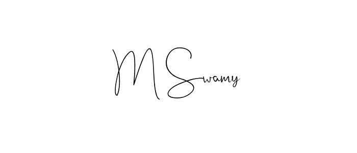 You can use this online signature creator to create a handwritten signature for the name M Swamy. This is the best online autograph maker. M Swamy signature style 4 images and pictures png