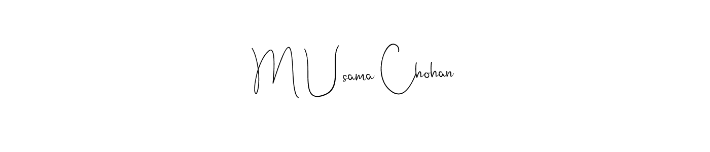 Check out images of Autograph of M Usama Chohan name. Actor M Usama Chohan Signature Style. Andilay-7BmLP is a professional sign style online. M Usama Chohan signature style 4 images and pictures png