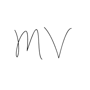 How to make M V name signature. Use Andilay-7BmLP style for creating short signs online. This is the latest handwritten sign. M V signature style 4 images and pictures png