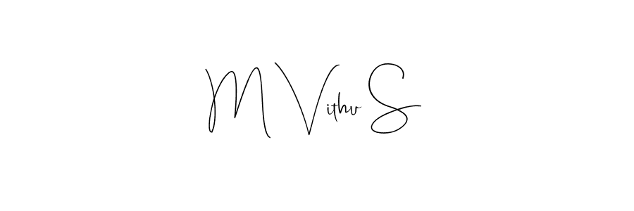 Here are the top 10 professional signature styles for the name M Vithu S. These are the best autograph styles you can use for your name. M Vithu S signature style 4 images and pictures png