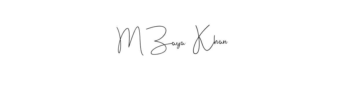 Check out images of Autograph of M Zaya  Khan name. Actor M Zaya  Khan Signature Style. Andilay-7BmLP is a professional sign style online. M Zaya  Khan signature style 4 images and pictures png
