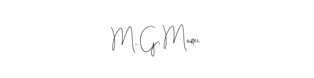 You can use this online signature creator to create a handwritten signature for the name M. G. Maftei. This is the best online autograph maker. M. G. Maftei signature style 4 images and pictures png