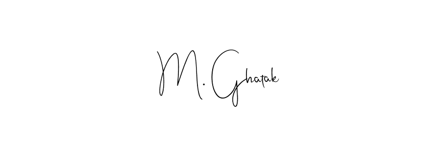 M. Ghatak stylish signature style. Best Handwritten Sign (Andilay-7BmLP) for my name. Handwritten Signature Collection Ideas for my name M. Ghatak. M. Ghatak signature style 4 images and pictures png