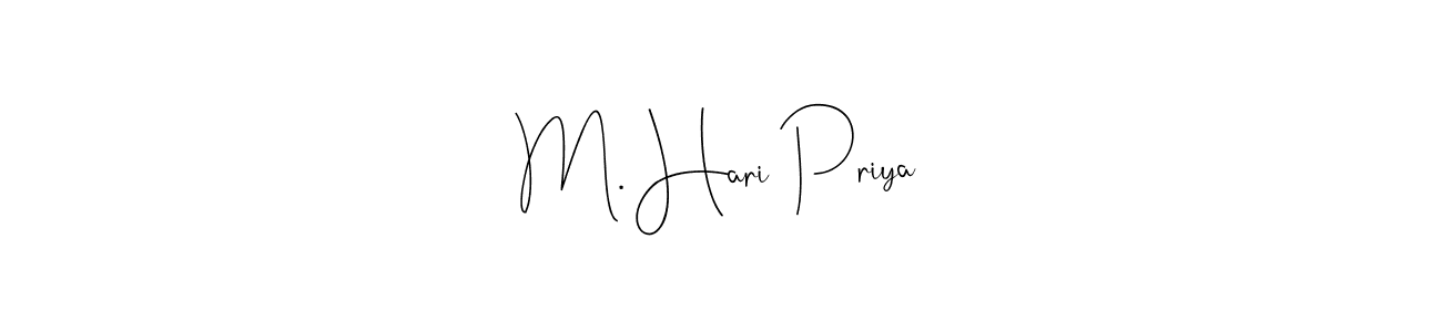 Here are the top 10 professional signature styles for the name M. Hari Priya. These are the best autograph styles you can use for your name. M. Hari Priya signature style 4 images and pictures png