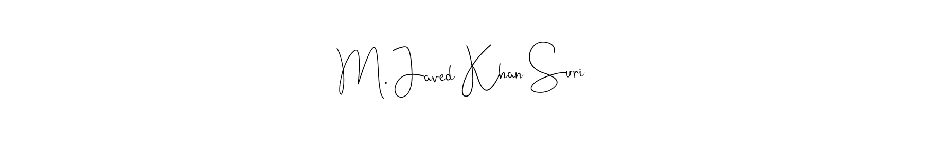M. Javed Khan Suri stylish signature style. Best Handwritten Sign (Andilay-7BmLP) for my name. Handwritten Signature Collection Ideas for my name M. Javed Khan Suri. M. Javed Khan Suri signature style 4 images and pictures png