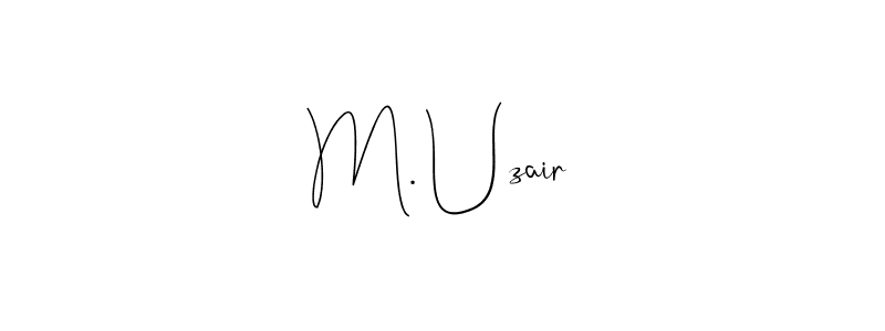 You can use this online signature creator to create a handwritten signature for the name M. Uzair. This is the best online autograph maker. M. Uzair signature style 4 images and pictures png