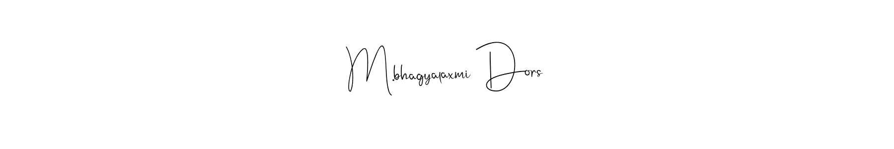 You can use this online signature creator to create a handwritten signature for the name M.bhagyalaxmi Dors. This is the best online autograph maker. M.bhagyalaxmi Dors signature style 4 images and pictures png