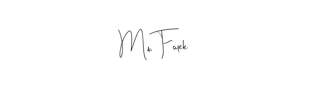 The best way (Andilay-7BmLP) to make a short signature is to pick only two or three words in your name. The name M.f. Falek include a total of six letters. For converting this name. M.f. Falek signature style 4 images and pictures png