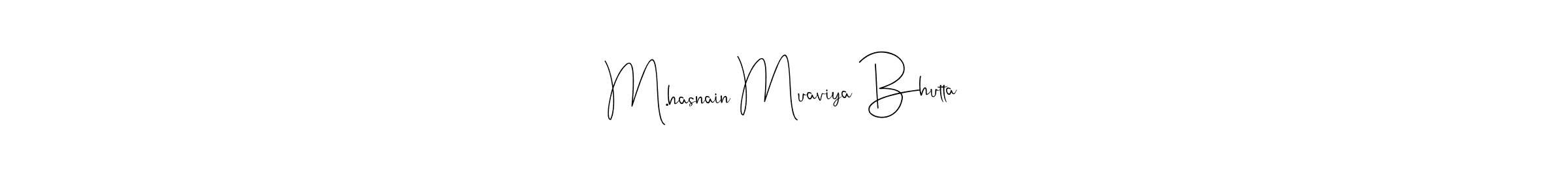 Here are the top 10 professional signature styles for the name M.hasnain Muaviya Bhutta. These are the best autograph styles you can use for your name. M.hasnain Muaviya Bhutta signature style 4 images and pictures png