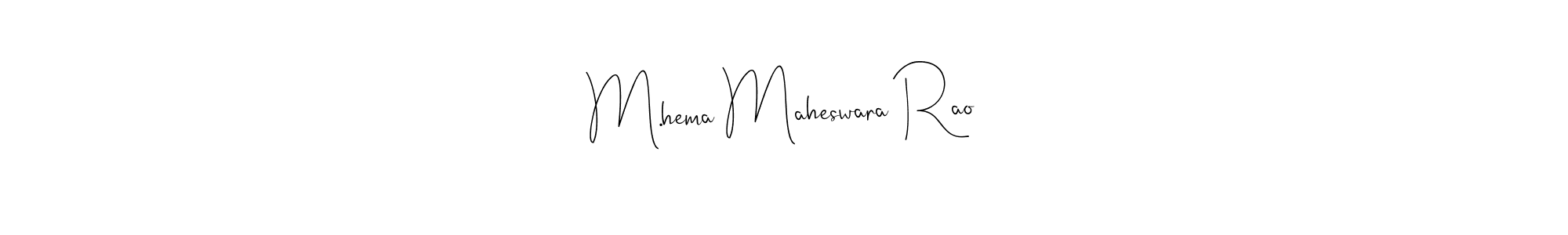 How to make M.hema Maheswara Rao signature? Andilay-7BmLP is a professional autograph style. Create handwritten signature for M.hema Maheswara Rao name. M.hema Maheswara Rao signature style 4 images and pictures png