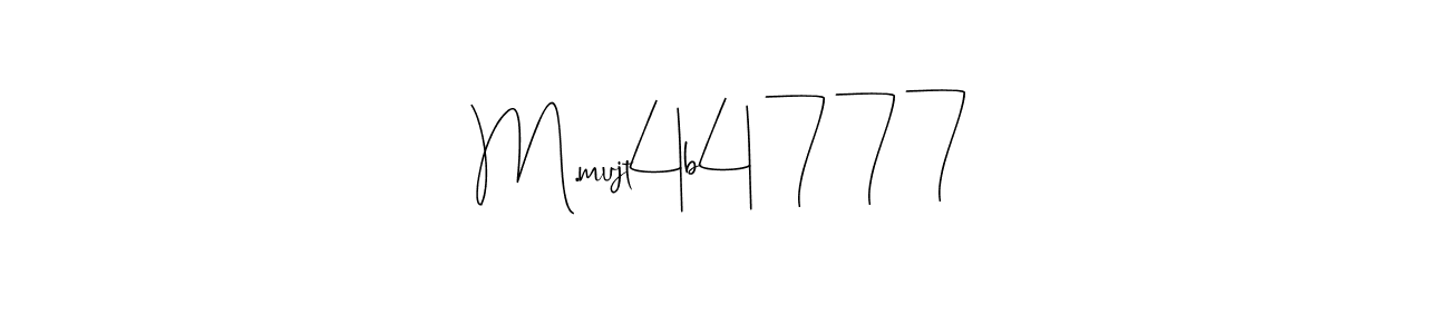 The best way (Andilay-7BmLP) to make a short signature is to pick only two or three words in your name. The name M.mujt4b4 777 include a total of six letters. For converting this name. M.mujt4b4 777 signature style 4 images and pictures png