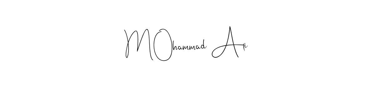 How to make M0hammad Ali signature? Andilay-7BmLP is a professional autograph style. Create handwritten signature for M0hammad Ali name. M0hammad Ali signature style 4 images and pictures png