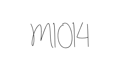 M1014 stylish signature style. Best Handwritten Sign (Andilay-7BmLP) for my name. Handwritten Signature Collection Ideas for my name M1014. M1014 signature style 4 images and pictures png