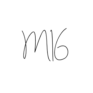 Once you've used our free online signature maker to create your best signature Andilay-7BmLP style, it's time to enjoy all of the benefits that M16 name signing documents. M16 signature style 4 images and pictures png