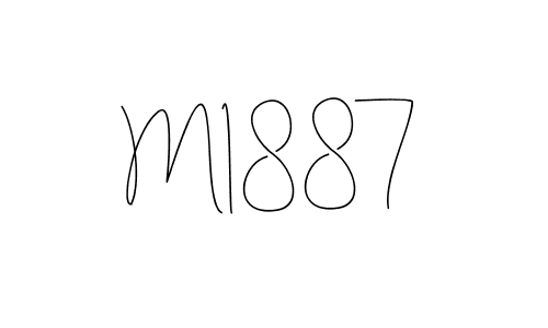 Also we have M1887 name is the best signature style. Create professional handwritten signature collection using Andilay-7BmLP autograph style. M1887 signature style 4 images and pictures png