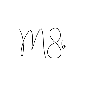 This is the best signature style for the M8b name. Also you like these signature font (Andilay-7BmLP). Mix name signature. M8b signature style 4 images and pictures png