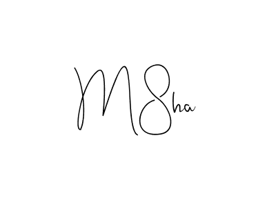 Create a beautiful signature design for name M8ha. With this signature (Andilay-7BmLP) fonts, you can make a handwritten signature for free. M8ha signature style 4 images and pictures png