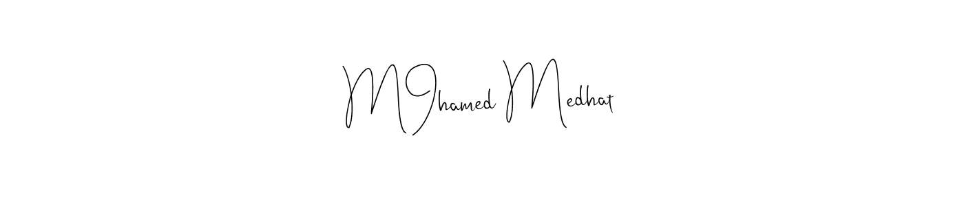 Also we have M9hamed Medhat name is the best signature style. Create professional handwritten signature collection using Andilay-7BmLP autograph style. M9hamed Medhat signature style 4 images and pictures png