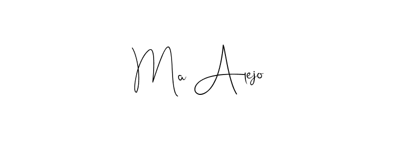 Also You can easily find your signature by using the search form. We will create Ma Alejo name handwritten signature images for you free of cost using Andilay-7BmLP sign style. Ma Alejo signature style 4 images and pictures png