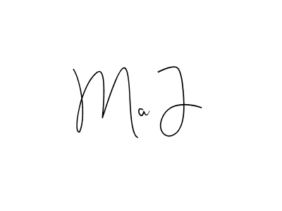 The best way (Andilay-7BmLP) to make a short signature is to pick only two or three words in your name. The name Ma J include a total of six letters. For converting this name. Ma J signature style 4 images and pictures png