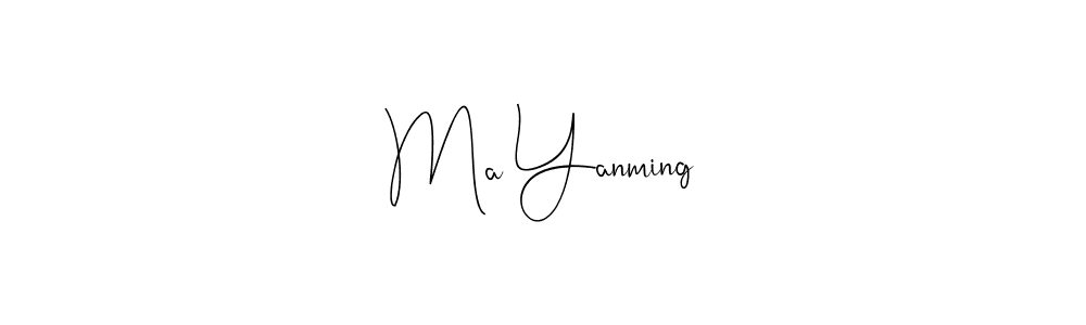 Once you've used our free online signature maker to create your best signature Andilay-7BmLP style, it's time to enjoy all of the benefits that Ma Yanming name signing documents. Ma Yanming signature style 4 images and pictures png