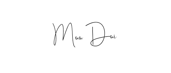 Here are the top 10 professional signature styles for the name Maa Dai. These are the best autograph styles you can use for your name. Maa Dai signature style 4 images and pictures png