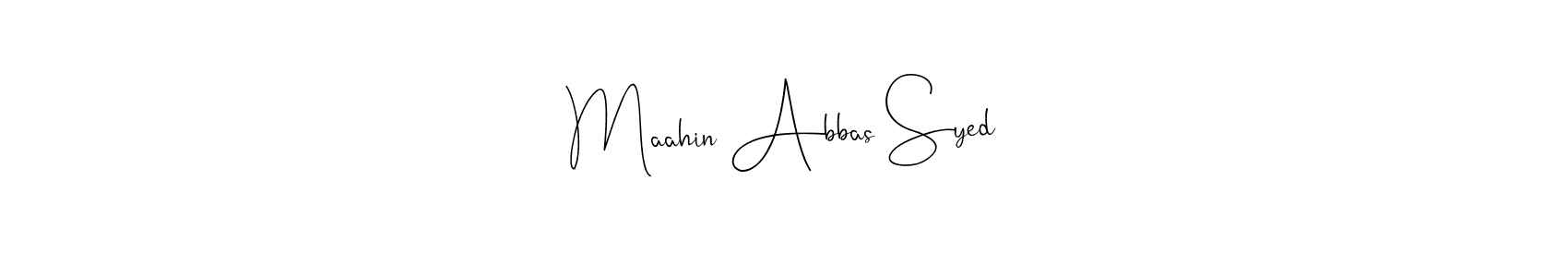 Check out images of Autograph of Maahin Abbas Syed name. Actor Maahin Abbas Syed Signature Style. Andilay-7BmLP is a professional sign style online. Maahin Abbas Syed signature style 4 images and pictures png