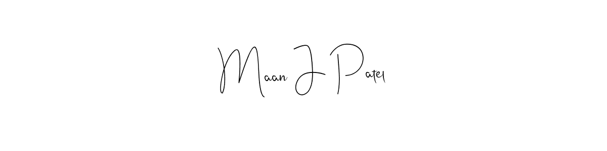 Best and Professional Signature Style for Maan J Patel. Andilay-7BmLP Best Signature Style Collection. Maan J Patel signature style 4 images and pictures png