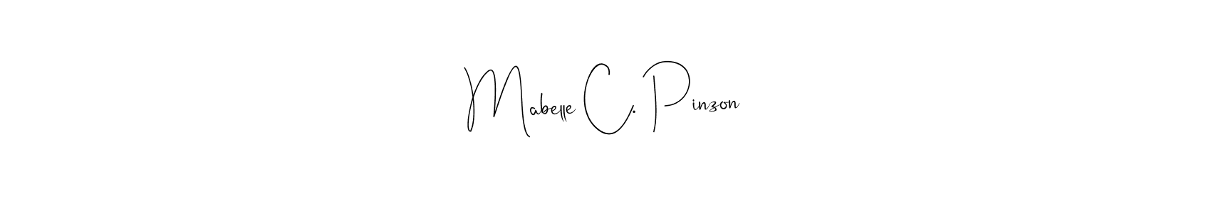 It looks lik you need a new signature style for name Mabelle C. Pinzon. Design unique handwritten (Andilay-7BmLP) signature with our free signature maker in just a few clicks. Mabelle C. Pinzon signature style 4 images and pictures png