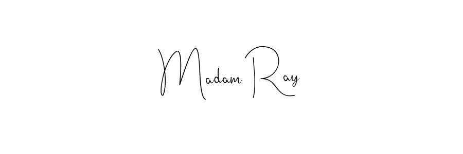 Make a beautiful signature design for name Madam Ray. Use this online signature maker to create a handwritten signature for free. Madam Ray signature style 4 images and pictures png