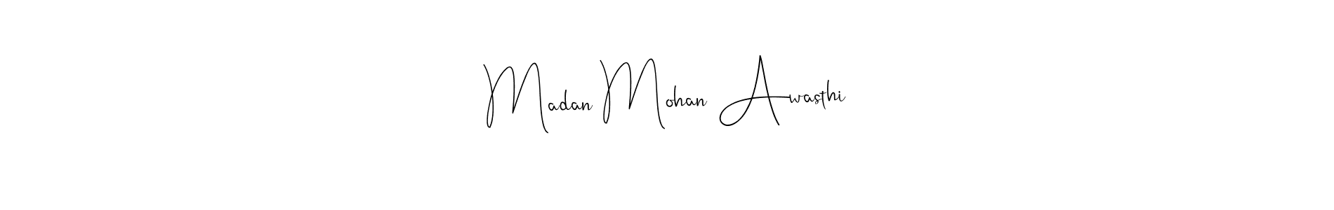 The best way (Andilay-7BmLP) to make a short signature is to pick only two or three words in your name. The name Madan Mohan Awasthi include a total of six letters. For converting this name. Madan Mohan Awasthi signature style 4 images and pictures png
