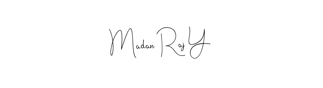 Similarly Andilay-7BmLP is the best handwritten signature design. Signature creator online .You can use it as an online autograph creator for name Madan Raj Y. Madan Raj Y signature style 4 images and pictures png