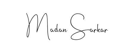 Looking for an artistic signature for Madan Sarkar? The Andilay-7BmLP calligraphy style gives a sophisticated flow suitable for business cards and emails. Madan Sarkar signature style 4 images and pictures png