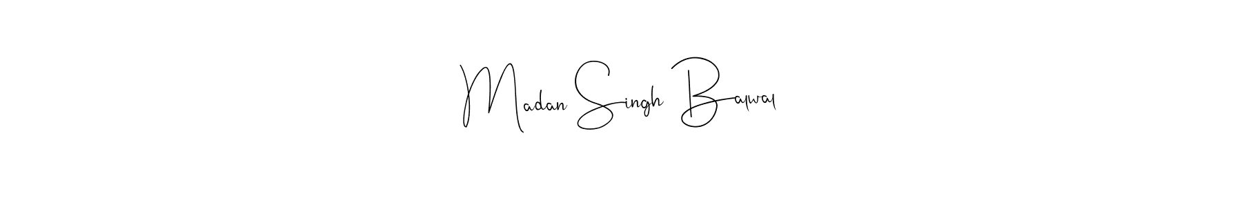 It looks lik you need a new signature style for name Madan Singh Balwal. Design unique handwritten (Andilay-7BmLP) signature with our free signature maker in just a few clicks. Madan Singh Balwal signature style 4 images and pictures png