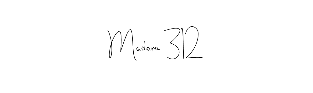 How to make Madara 312 name signature. Use Andilay-7BmLP style for creating short signs online. This is the latest handwritten sign. Madara 312 signature style 4 images and pictures png