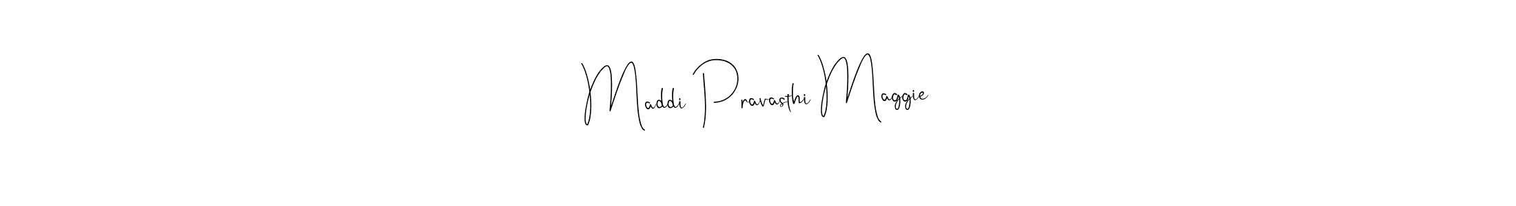 You can use this online signature creator to create a handwritten signature for the name Maddi Pravasthi Maggie. This is the best online autograph maker. Maddi Pravasthi Maggie signature style 4 images and pictures png