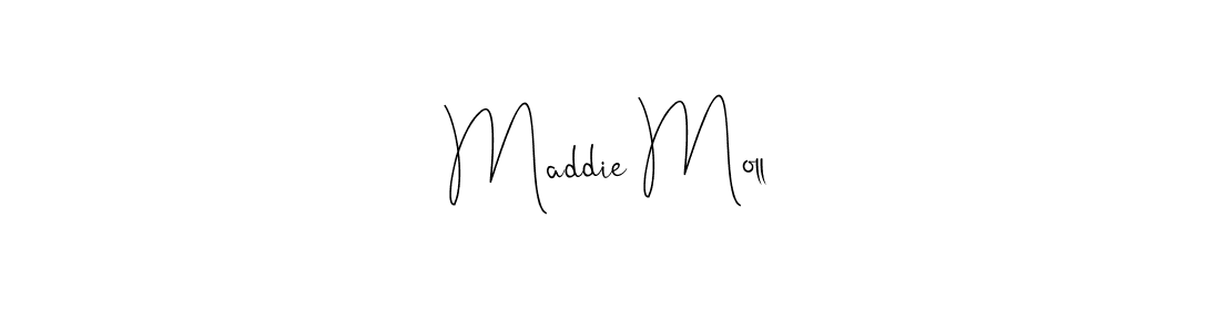 It looks lik you need a new signature style for name Maddie Moll. Design unique handwritten (Andilay-7BmLP) signature with our free signature maker in just a few clicks. Maddie Moll signature style 4 images and pictures png