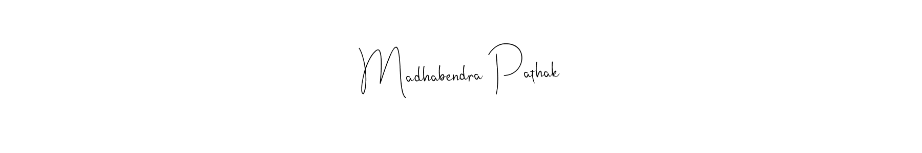Use a signature maker to create a handwritten signature online. With this signature software, you can design (Andilay-7BmLP) your own signature for name Madhabendra Pathak. Madhabendra Pathak signature style 4 images and pictures png