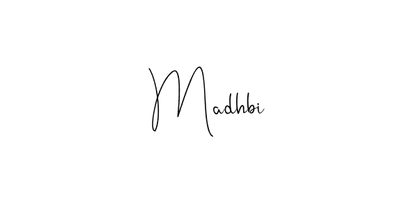 Madhbi stylish signature style. Best Handwritten Sign (Andilay-7BmLP) for my name. Handwritten Signature Collection Ideas for my name Madhbi. Madhbi signature style 4 images and pictures png