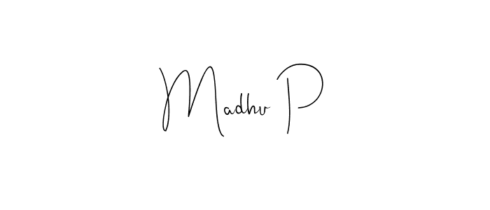 This is the best signature style for the Madhu P name. Also you like these signature font (Andilay-7BmLP). Mix name signature. Madhu P signature style 4 images and pictures png