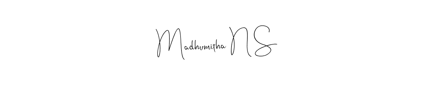 You can use this online signature creator to create a handwritten signature for the name Madhumitha N S. This is the best online autograph maker. Madhumitha N S signature style 4 images and pictures png