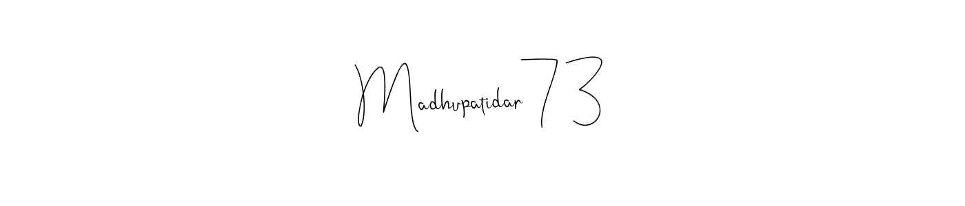 This is the best signature style for the Madhupatidar73 name. Also you like these signature font (Andilay-7BmLP). Mix name signature. Madhupatidar73 signature style 4 images and pictures png