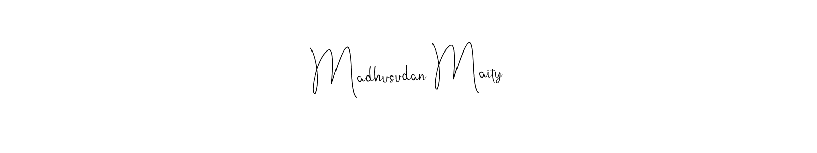 if you are searching for the best signature style for your name Madhusudan Maity. so please give up your signature search. here we have designed multiple signature styles  using Andilay-7BmLP. Madhusudan Maity signature style 4 images and pictures png