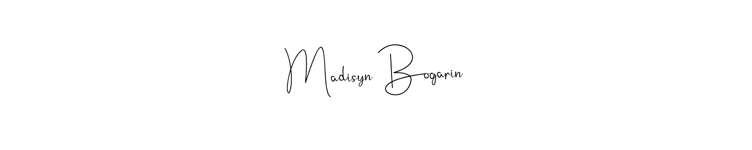 This is the best signature style for the Madisyn Bogarin name. Also you like these signature font (Andilay-7BmLP). Mix name signature. Madisyn Bogarin signature style 4 images and pictures png
